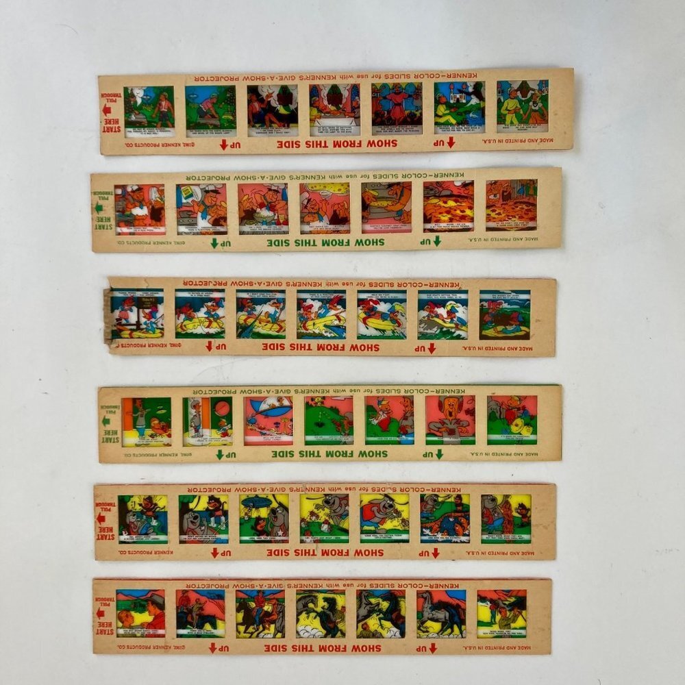 Lot 6 Kenner Color Slides Give-A-Show Projector 1960's Flintstones, Jetsons, etc - Picture 7 of 7